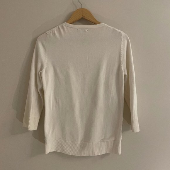 Merona White lace cardigan, XS - Picture 2 of 5